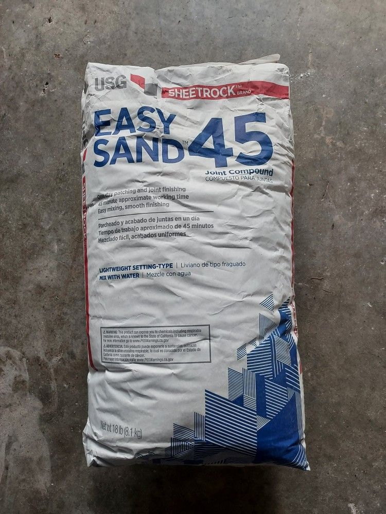 Sheetrock Joint Compound 20,45, and 90 minutes 