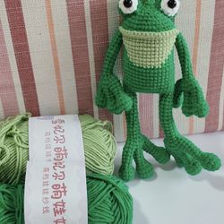 Handmade with love: Cute Crochet. Frog🧶 