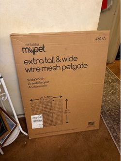 Extra Tall & Wide , Wire Mesh Petgate