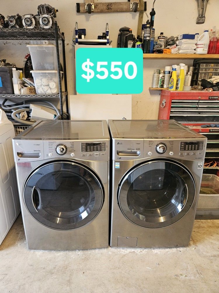 LG Washer And Electric Dryer