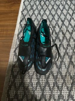 Adidas Soccer Cleats Black and Teal