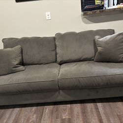 Grey Love Seat 