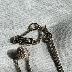 Givenchy Crystal Fireball Pendant Necklace
