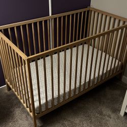IKEA Sniglar Crib (Beach)