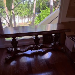 Elegant early 1900’s carved side table