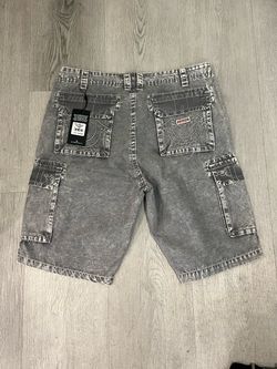 True Religion Gray Cargo Shorts