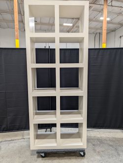 Modern Geometric Cube Display Shelf