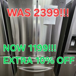 LG 27CF REFRIGERATOR 1199! EXTRA 10% OFF! 0 DOWN 0% FINANCING! 1YR WARRANTY! 48HR DELIVERY!