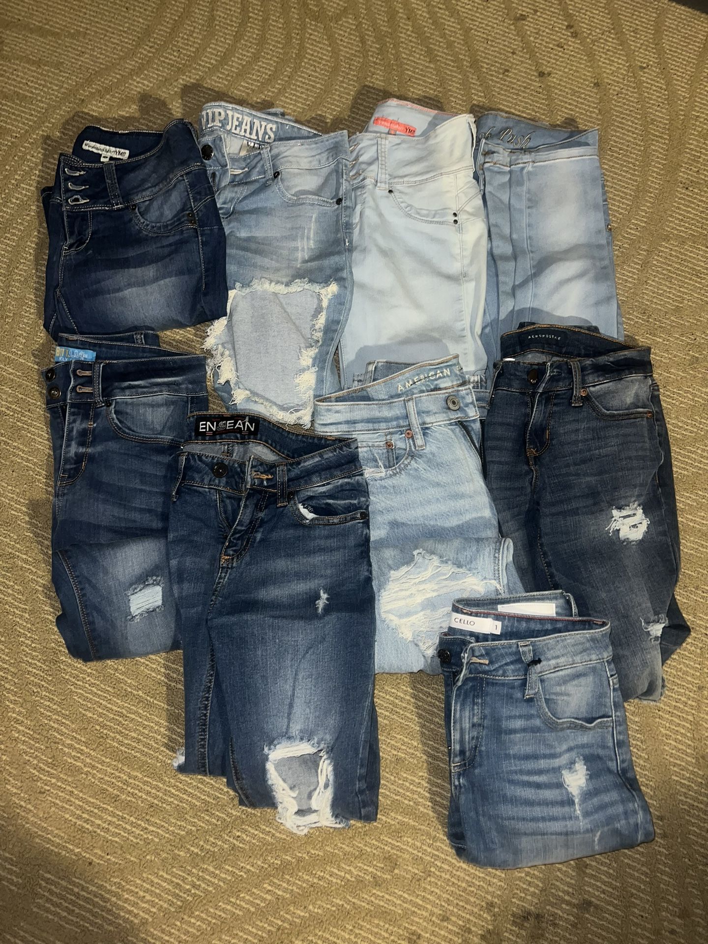 JEANS DESIGNER FULL LENGTH SIZE 1