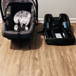 Baby car seat with base (Stroller not included)