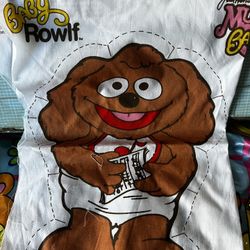 Muppet Babies Rowlf to Cut Sew and Stuff Fabric Panels Vintage 1985