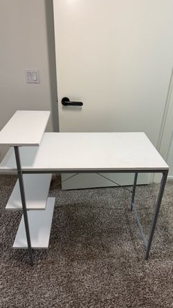 White desk