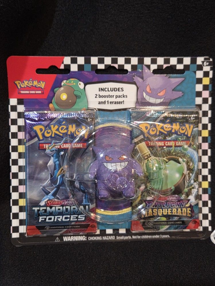 Pokemon TCG Gengar Eraser Blister Pack Sealed