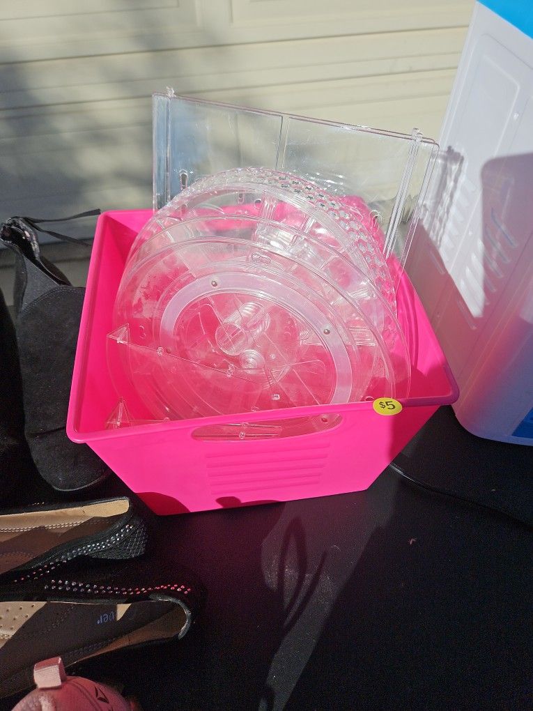 Acrylic Tiered Lazy Susan Stand $5