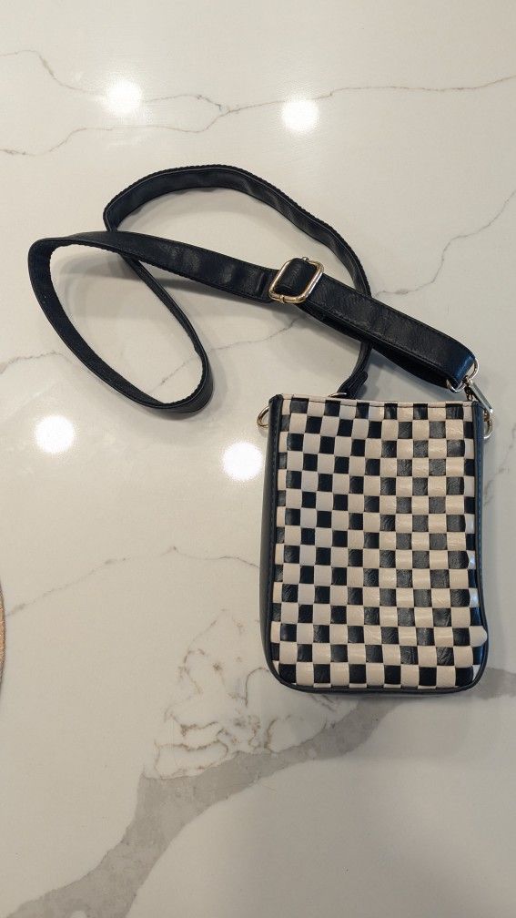 Plaid Checkered Purse Crossbody Bag