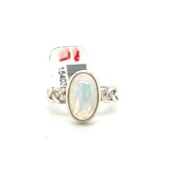 925 Sterling Silver Oval Ethiopian Opal Ring 2.70grams 154032 22