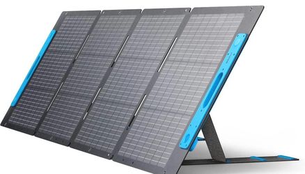 Anker SOLIX PS200 Solar Panel with Adjustable Kickstand, 200W Foldable Portable Solar Charger, IP67 Waterproof, 23% Higher Energy Conversion Efficienc