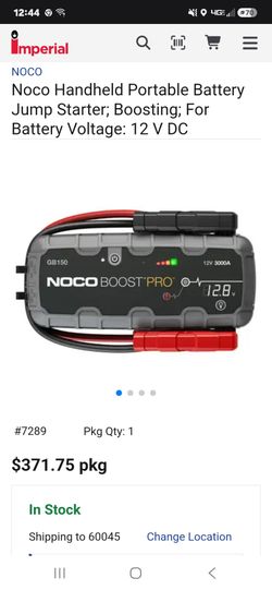 Noco jump starter