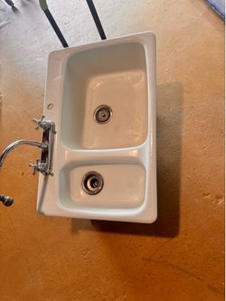 Vintage Cast Iron Kohler Sink