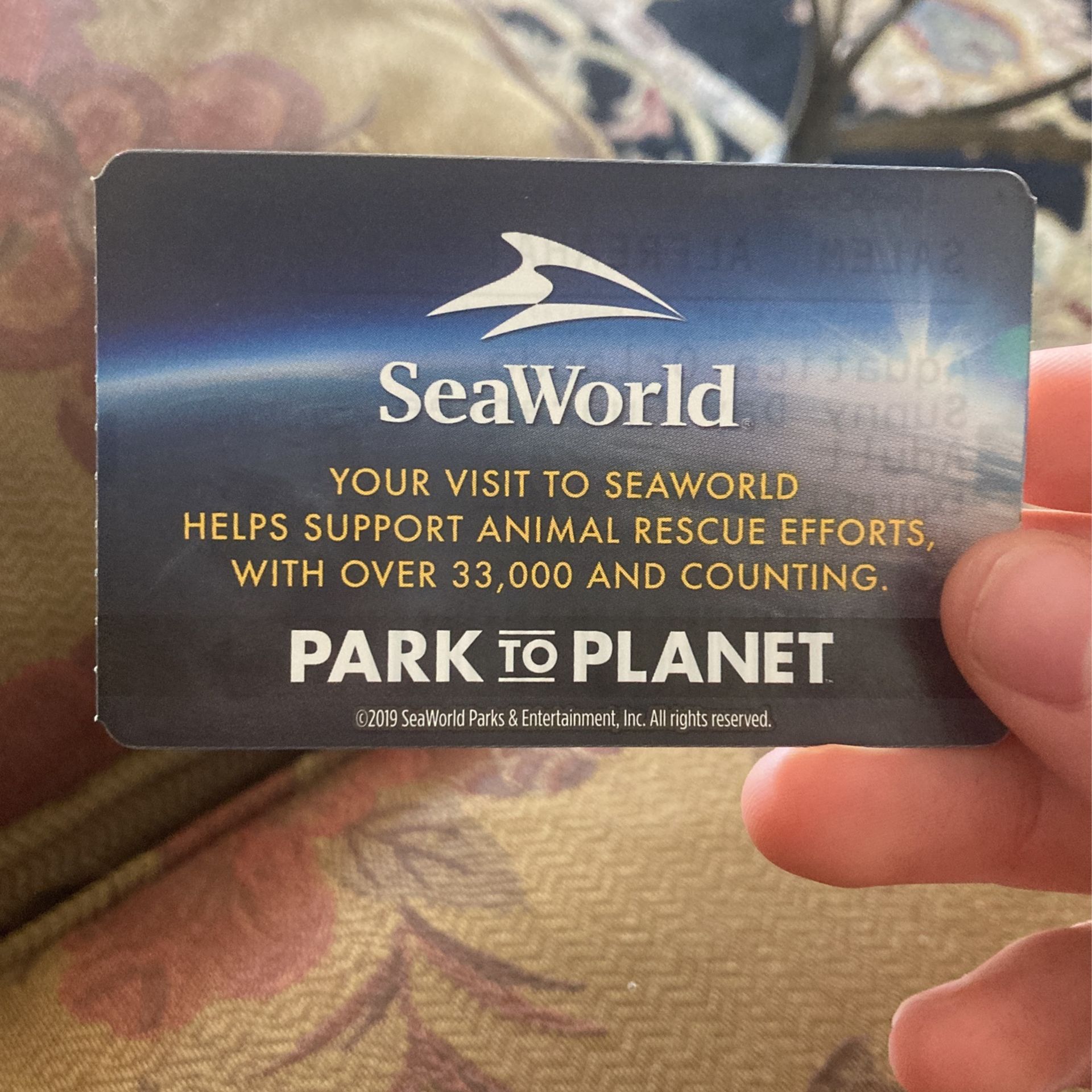 5 Aquatic Tickets available