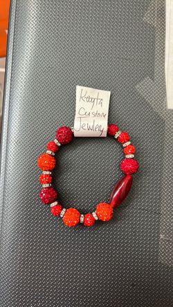 Red crystal bracelet