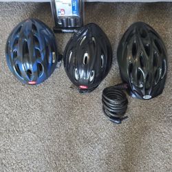 Bike Helmets And Locks