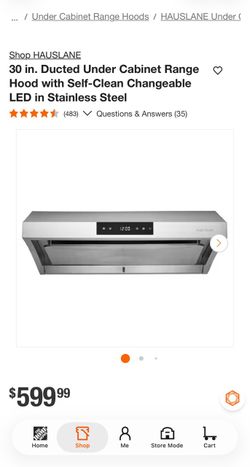 30 in cabinet Range Hood