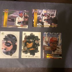 Dale Earnhardt 5 Card Lot