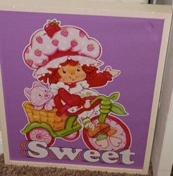 Strawberry shortcake 30x25 $20