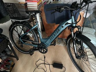 2024 Aventon Level.2 E-Bike (Step - Through, Blue) - Low Miles!