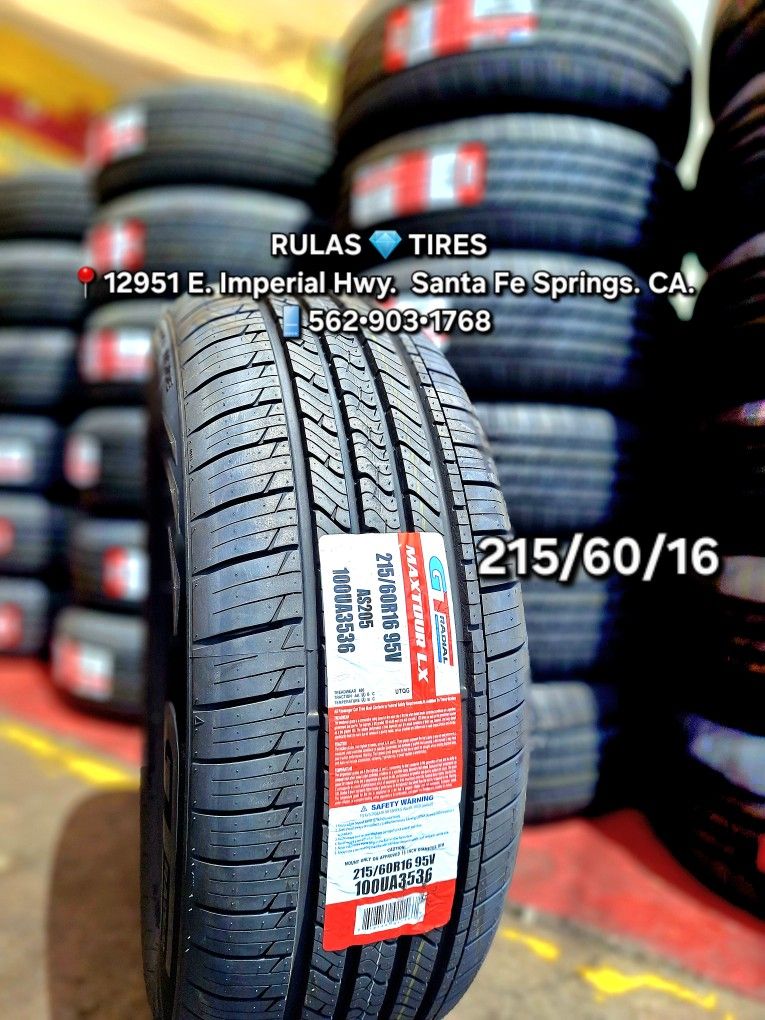 215/60/16 RADIAL MAXTOUR (Brand New Tires / Special Price)