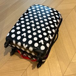 Disney Suitcase Black / White 