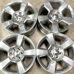 Chevy Texas Edition OEM 20s Wheels. 