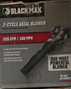 Black Max 2-Cycle Axial Blower 520 CFM 160 MPH