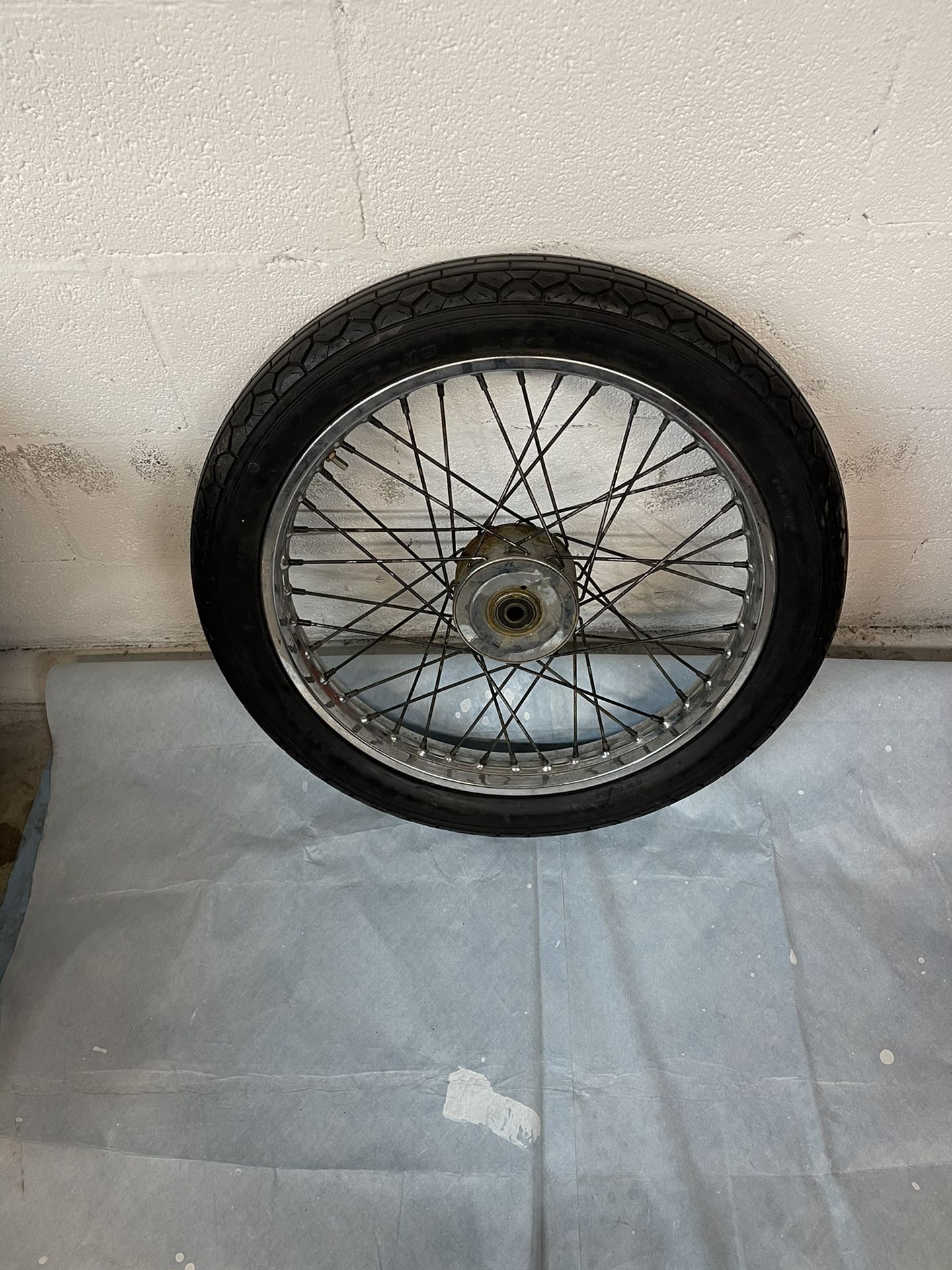 21 Inch Mini Drum Front Wheel W/new Tire 