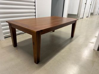 Matching wood coffee table and end table