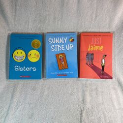 3 Books: Sisters, Just Jaime, and Sunny Side UP