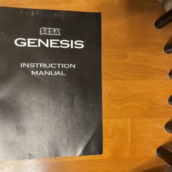 Genesis N PlayStation Manuals Mint