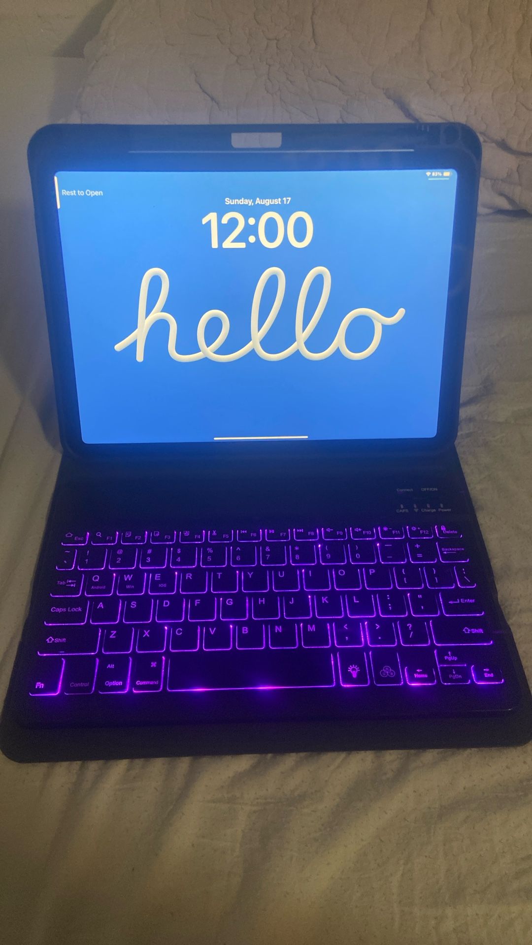 2024 iPad M2 Air with Keyboard Case