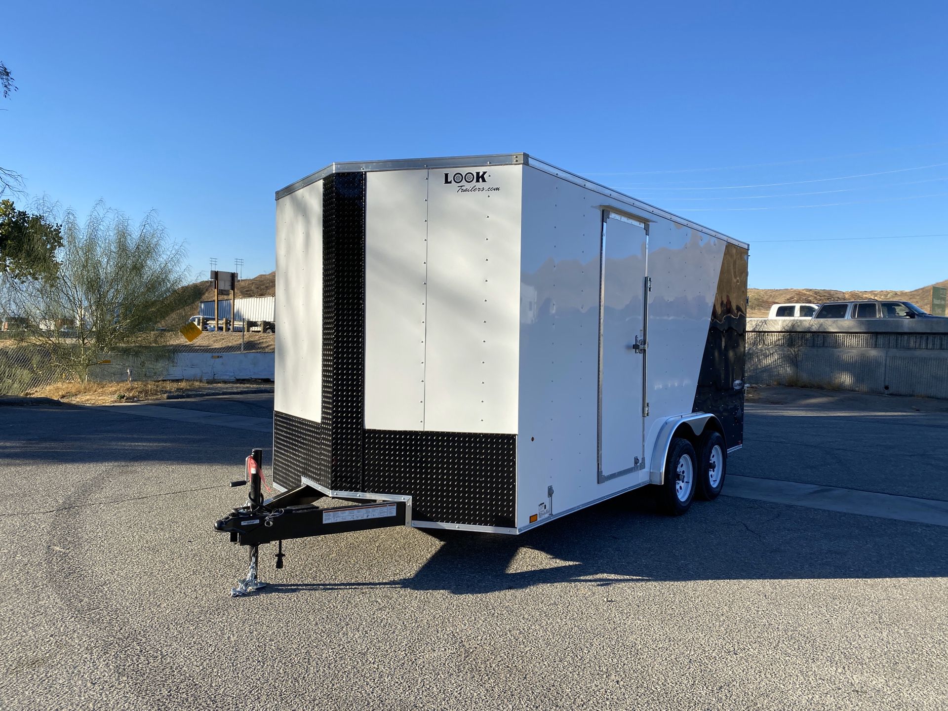 New 7.5x16 Enclosed Look Trailer * 12 inches extra height *