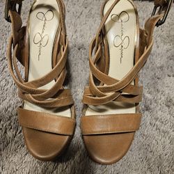 Jessica Simpsom Wedges Size 8