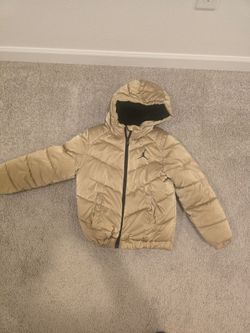 Boys Jordan Puffer Jacket - Gold