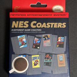 NINTENDO NES CARTRIDGE COASTERS - 8-PIECE SET [2017]