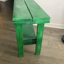 Solid Wood Side Table /bench New