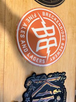 Breckenridge Brewery Round Metal Sign