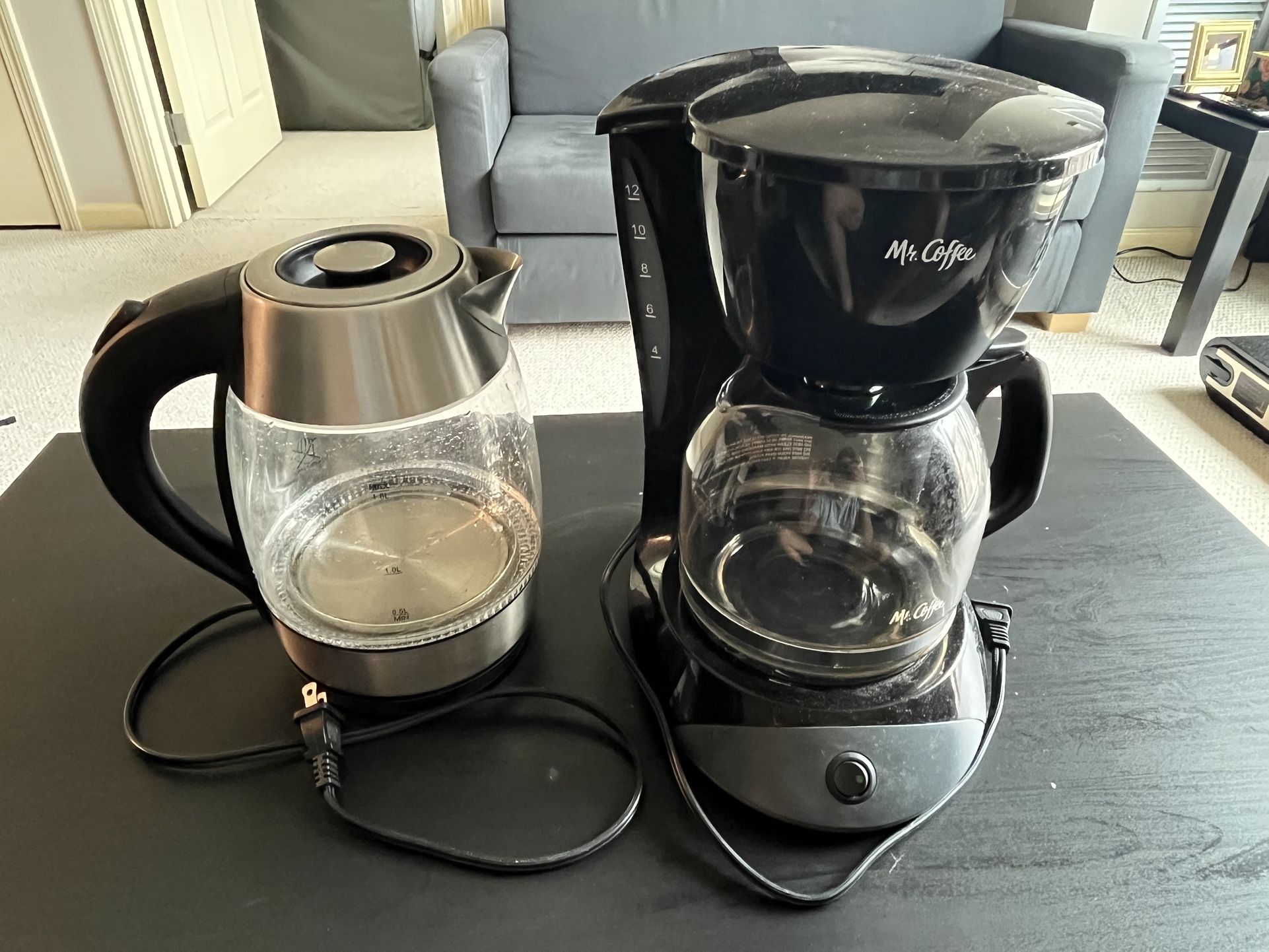 Coffeemaker + Electric Kettle