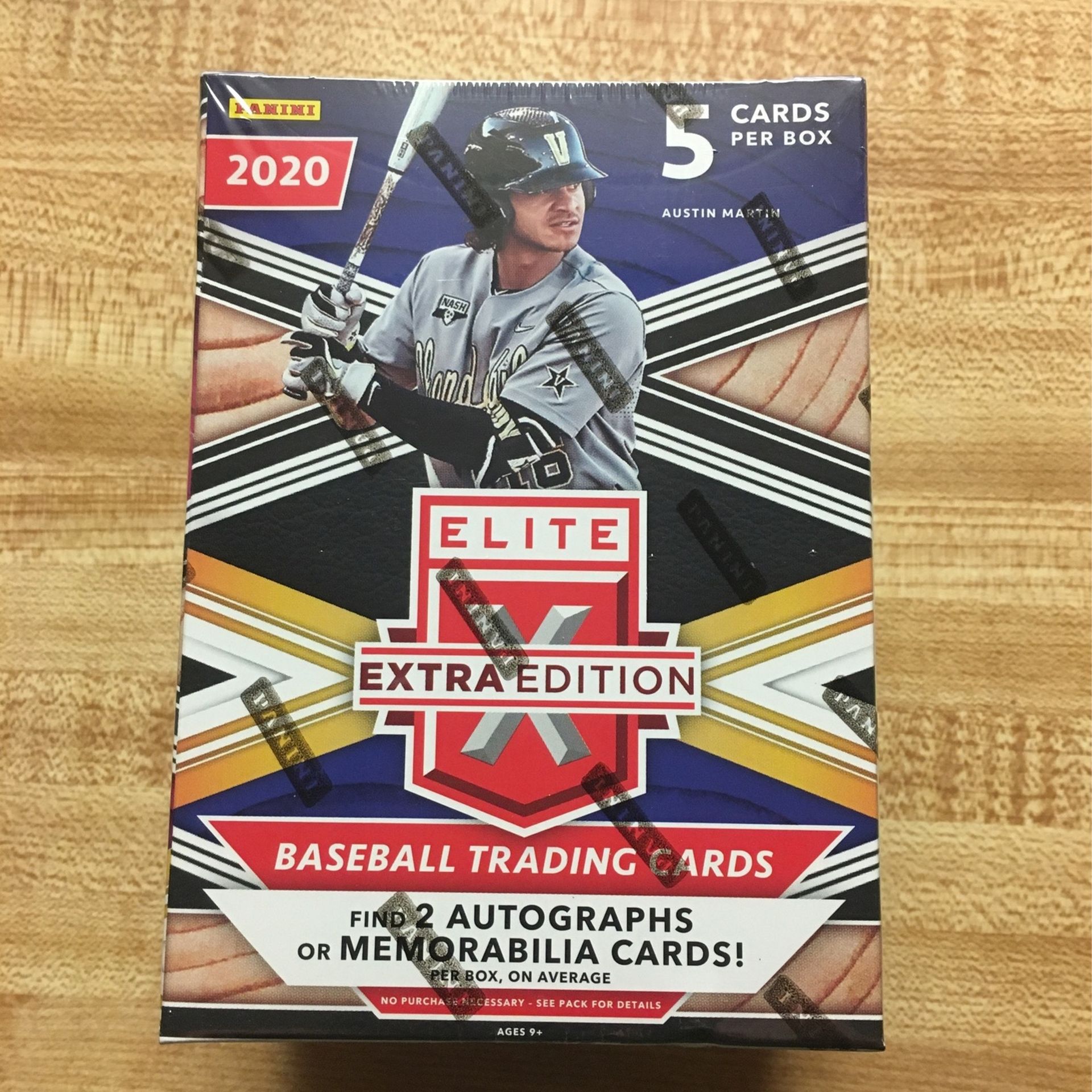 Panini Elite Extra Edition Baseball Sealed Box