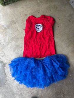 Thing 2 costume for teen