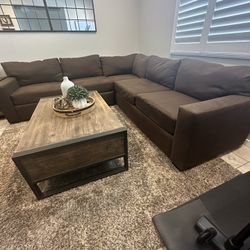 Brown Sectional Couch