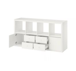 IKEA KALLAX Shelf Unit with Inserts